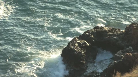 Power of the Sea Stock Footage 7135761