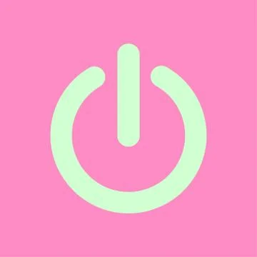 Power sign symbol. Stock Illustration