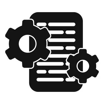 Power size random icon simple vector. Dual mobile Illustrazione stock