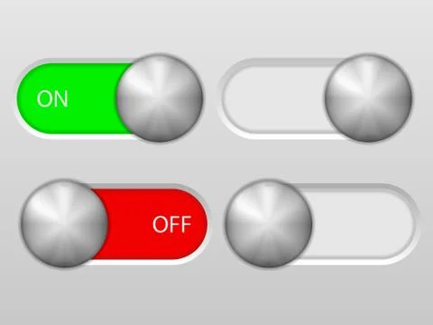 Power sliders Stock Illustration