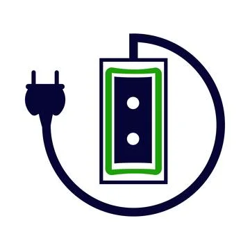 Power, socket, electric, plug, electric socket, power socket icon イラスト素材