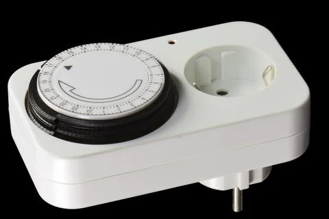 Power socket with timer switch 写真素材