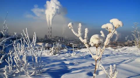 Power Station 7 Stock Footage 10704594