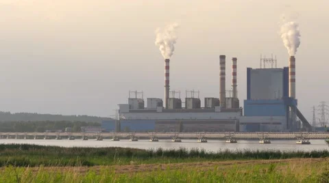 Power station footage Видео 65455757