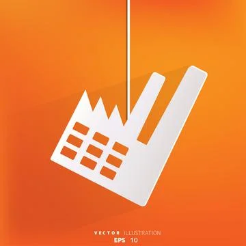 Power station icon Stock Illustration