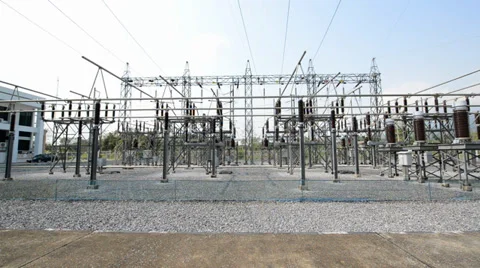 Power station for making electric energy Video stock 35887853