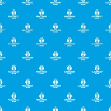 Power station pattern seamless blue Ilustración de archivo