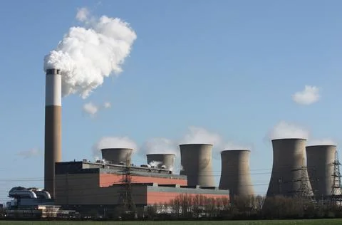 Power Station. Stock Photos