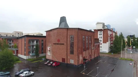 Power Station in Toppila Stock Footage 83425689