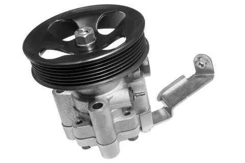 Power steering pump Stock Photos