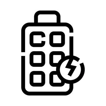 Power strip surge protector electrical safety concept icon Ilustração Stock