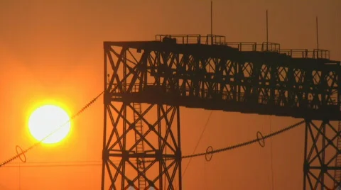 Power substation 3 Stock Footage 448197