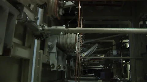 Power substation with high voltage Stock Footage 30055244