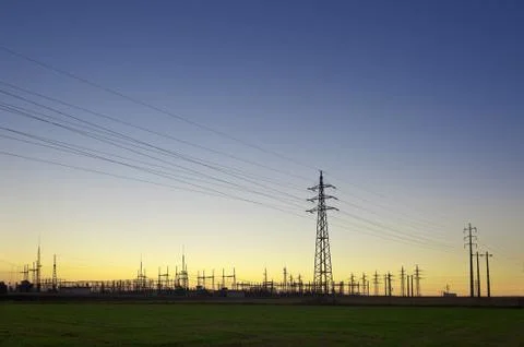 Power substation Stock Photos