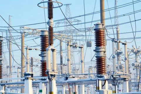 Power substation Stock Photos