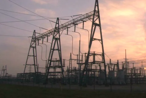 Power Substation Time Lapse Stock Footage 285122