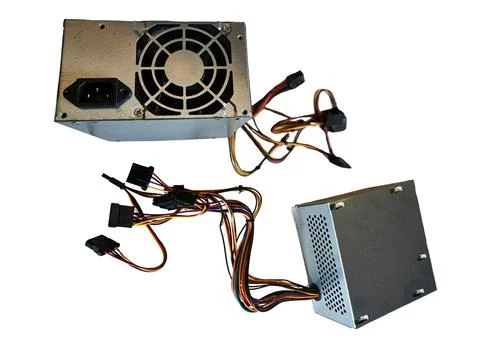 The power supply computer Stock Photos