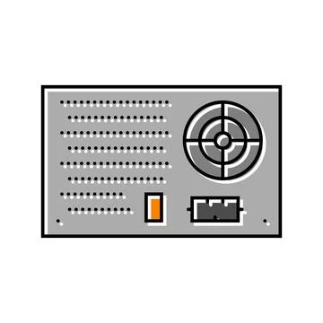 Power supply electrical engineer color icon vector illustration Stock Illustration