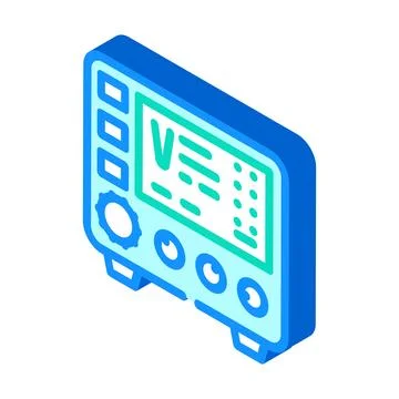 Power supply electrical engineer isometric icon vector illustration Stock Illustration