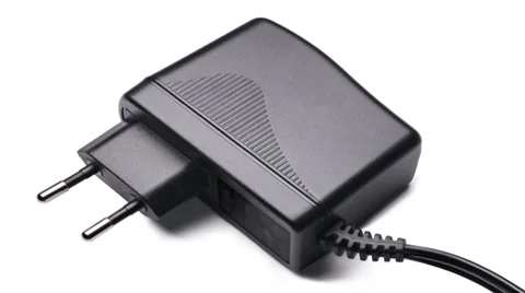 Power supply isolated on white Stock-Footage 8841376