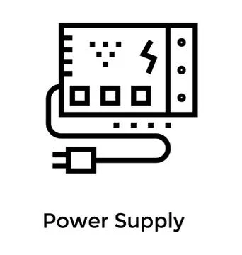 Power Supply Unit Illustrazione stock