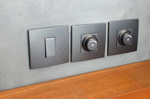 Power switch Stock Photos