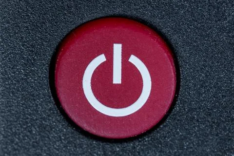 Power switch on the remote control Stockfoto's