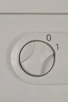 Power Switch Set to Off Foto stock