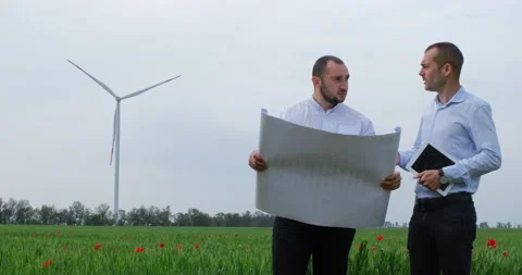 Power system operators are discussing the modernization of power supply systems Video stock 147093398