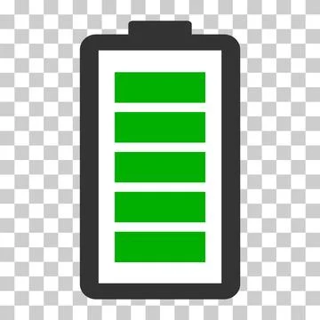 Power technology icon, battery web shape design, energy level vector illustra Stock Illustration