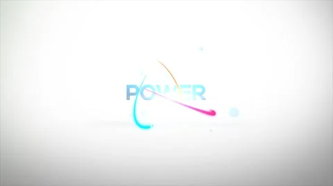 Power Text Animation Stock Footage 66112978