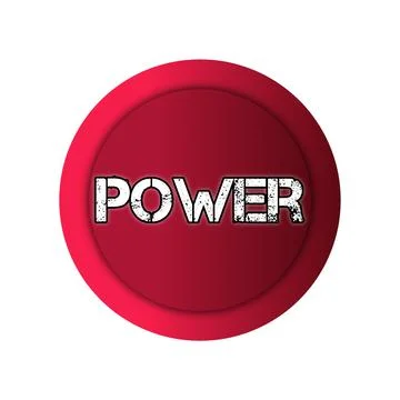 Power toggle button. Set of material design switch buttons Stock Illustration