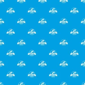 Power tool car pattern vector seamless blue Illustrazione stock
