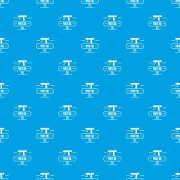 Power tool pattern vector seamless blue Illustrazione stock