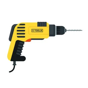 Power tools drill Ilustração Stock
