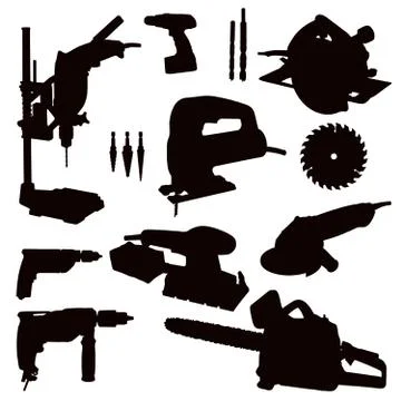 Power tools Stock Illustration