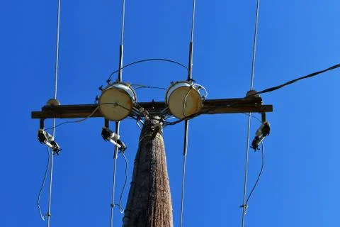 A power transformer Foto stock