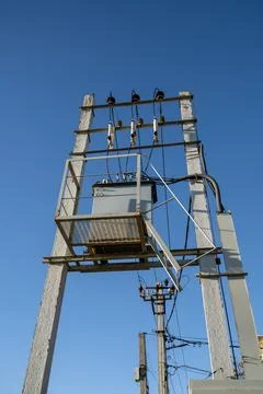 Power transmission generator Stock Photos