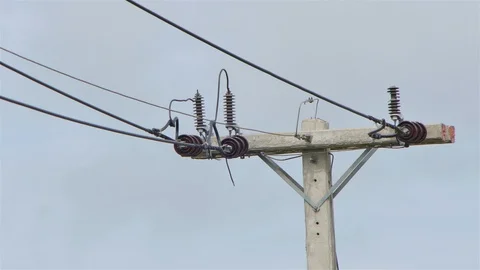 Power transmission system Stock Footage 93884293