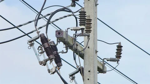 Power transmission system Stock Footage 93884382