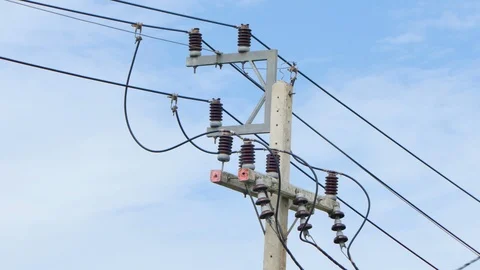 Power transmission system Stock Footage 93884523