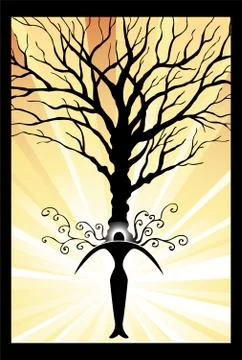 Power tree Stock Illustration