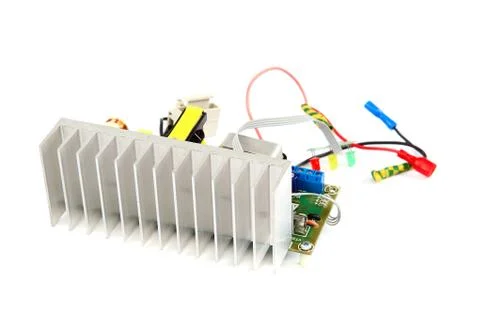 Power unit with radiator. Stock Photos