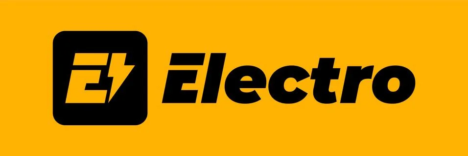 Power - vector logo template concept illustration. Lightning electricity sign Illustrazione stock