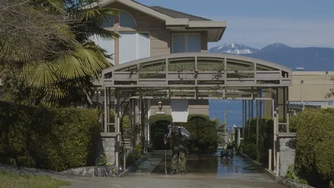 Power washing. Stock-Footage 128465166