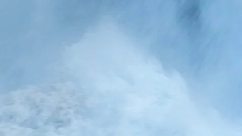 Power waterfall water flowing Stock Footage 82807012