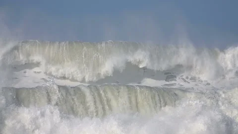Power of waves Stock Footage 146454845