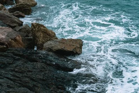 The Power of the Waves Stock Photos