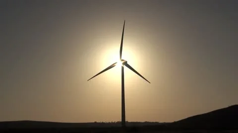 The power of wind energy 60 Stock Footage 17488208