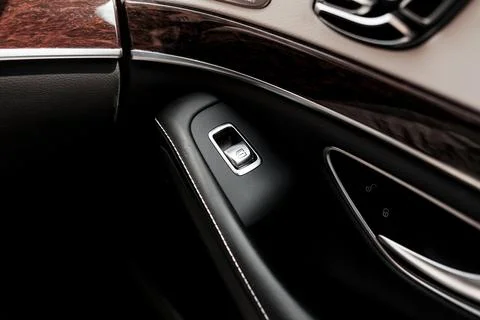 Power window control panel Foto stock